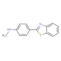 Chemical structure of 4-(1,3-benzothiazol-2-yl)-N-methylaniline - CSSB00000397845