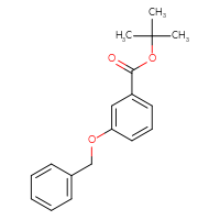 Chemical structure of tert-butyl 3-(benzyloxy)benzoate - CSSB00015021023