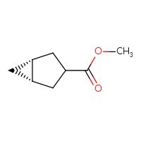Chemical structure of methyl (1R,5S)-bicyclo[3.1.0]hexane-3-carboxylate - CSSB00113633004