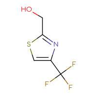 Chemical structure of [4-(trifluoromethyl)-1,3-thiazol-2-yl]methanol - CSSB00000709313