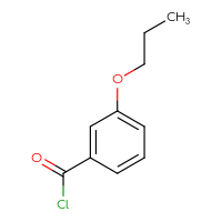Chemical structure of 3-propoxybenzoyl chloride - CSSB00011769354