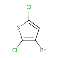 Chemical structure of 3-bromo-2,5-dichlorothiophene - CSSB00011219709