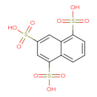 Chemical structure of naphthalene-1,3,5-trisulfonic acid - CSSB00016995237