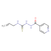 Chemical structure of N-{[(prop-2-en-1-yl)carbamothioyl]amino}pyridine-4-carboxamide - CSSB00000003227