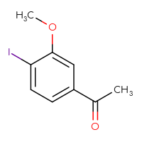 Chemical structure of 1-(4-iodo-3-methoxyphenyl)ethan-1-one - CSSB00011161089