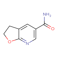 Chemical structure of 2H,3H-furo[2,3-b]pyridine-5-carboxamide - CSSB06358984445
