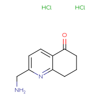 Chemical structure of 2-(aminomethyl)-5,6,7,8-tetrahydroquinolin-5-one dihydrochloride - CSSB00000697721