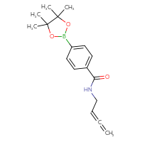 Chemical structure of N-(buta-2,3-dien-1-yl)-4-(4,4,5,5-tetramethyl-1,3,2-dioxaborolan-2-yl)benzamide - CSSB21332847778