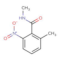 Chemical structure of N,2-dimethyl-6-nitrobenzamide - CSSB00011197103