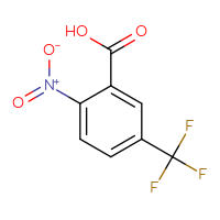 Chemical structure of 2-nitro-5-(trifluoromethyl)benzoic acid - CSSB00010172894