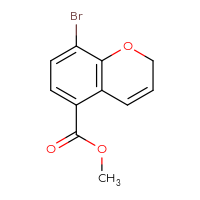 Chemical structure of methyl 8-bromo-2H-chromene-5-carboxylate - CSSB06446558561