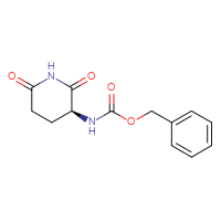 Chemical structure of benzyl N-[(3S)-2,6-dioxopiperidin-3-yl]carbamate - CSSB00010212380