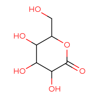 Chemical structure of 3,4,5-trihydroxy-6-(hydroxymethyl)oxan-2-one - CSSB00000042632
