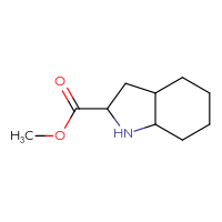 Chemical structure of methyl octahydro-1H-indole-2-carboxylate - CSSB00000735799