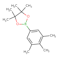 Chemical structure of 4,4,5,5-tetramethyl-2-(3,4,5-trimethylphenyl)-1,3,2-dioxaborolane - CSSB00010069082