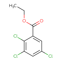 Chemical structure of ethyl 2,3,5-trichlorobenzoate - CSSB00012350784