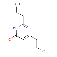 Chemical structure of 2,6-dipropyl-3,4-dihydropyrimidin-4-one - CSSB00000752929