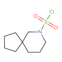 Chemical structure of 7-azaspiro[4.5]decane-7-sulfonyl chloride - CSSB00118955729