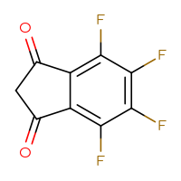 Chemical structure of 4,5,6,7-tetrafluoro-2,3-dihydro-1H-indene-1,3-dione - CSSB00150707446