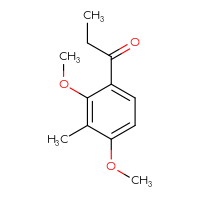 Chemical structure of 1-(2,4-dimethoxy-3-methylphenyl)propan-1-one - CSSB00009990322