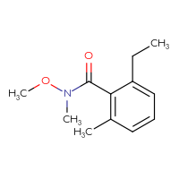 Chemical structure of 2-ethyl-N-methoxy-N,6-dimethylbenzamide - CSSB06925457425
