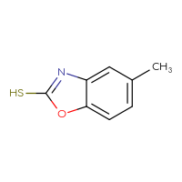 Chemical structure of 5-methyl-1,3-benzoxazole-2-thiol - CSSB00000182928