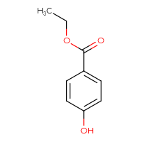 Chemical structure of ethyl 4-hydroxybenzoate - CSSB00000169885