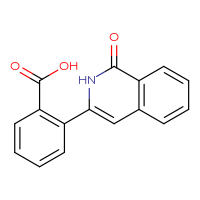 Chemical structure of 2-(1-oxo-1,2-dihydroisoquinolin-3-yl)benzoic acid - CSSB06584452869