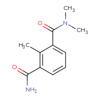 Chemical structure of N1,N1,2-trimethylbenzene-1,3-dicarboxamide - CSSB01046928857