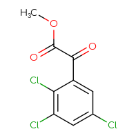 Chemical structure of methyl 2-oxo-2-(2,3,5-trichlorophenyl)acetate - CSSB00011084742