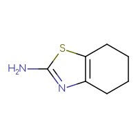 Chemical structure of 4,5,6,7-tetrahydro-1,3-benzothiazol-2-amine - CSSB00000168855