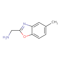 Chemical structure of 1-(5-methyl-1,3-benzoxazol-2-yl)methanamine - CSSB00011306598