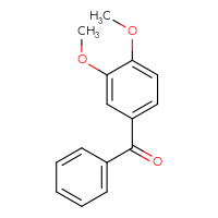 Chemical structure of (3,4-dimethoxyphenyl)(phenyl)methanone - CSSB00000537699
