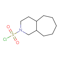 Chemical structure of decahydro-1H-cyclohepta[c]pyridine-2-sulfonyl chloride - CSSB00120312674