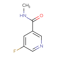 Chemical structure of 5-fluoro-N-methylpyridine-3-carboxamide - CSSB00012792840