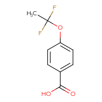 Chemical structure of 4-(1,1-difluoroethoxy)benzoic acid - CSSB07164847932