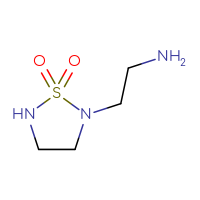 Chemical structure of 2-(2-aminoethyl)-1λ⁶,2,5-thiadiazolidine-1,1-dione - CSSB00010321208