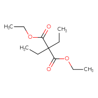 Chemical structure of 1,3-diethyl 2,2-diethylpropanedioate - CSSB00000760041