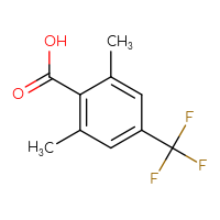 Chemical structure of 2,6-dimethyl-4-(trifluoromethyl)benzoic acid - CSSB00010424104