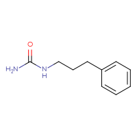 Chemical structure of (3-phenylpropyl)urea - CSSB00000238971