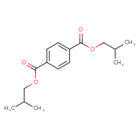 Chemical structure of 1,4-bis(2-methylpropyl) benzene-1,4-dicarboxylate - CSSB00020646164