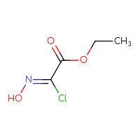 Chemical structure of ethyl (2Z)-2-chloro-2-(hydroxyimino)acetate - CSSB00016987340