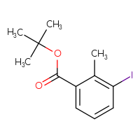 Chemical structure of tert-butyl 3-iodo-2-methylbenzoate - CSSB03549490438