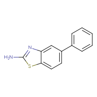 Chemical structure of 5-phenyl-1,3-benzothiazol-2-amine - CSSB00010742277