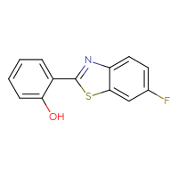 Chemical structure of 2-(6-fluoro-1,3-benzothiazol-2-yl)phenol - CSSB00001409091