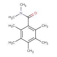 Chemical structure of N,N,2,3,4,5,6-heptamethylbenzamide - CSSB00005883171