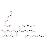 Chemical structure of pentyl 2,3,5-trichloro-6-[(2-oxo-2-{3,4,6-trichloro-2-[(pentyloxy)carbonyl]phenoxy}acetyl)oxy]benzoate - CSSB00025803577