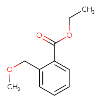 Chemical structure of ethyl 2-(methoxymethyl)benzoate - CSSB00011258073