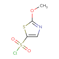 Chemical structure of 2-methoxy-1,3-thiazole-5-sulfonyl chloride - CSSB00000733062