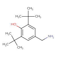 Chemical structure of 4-(aminomethyl)-2,6-di-tert-butylphenol - CSSB00000595505